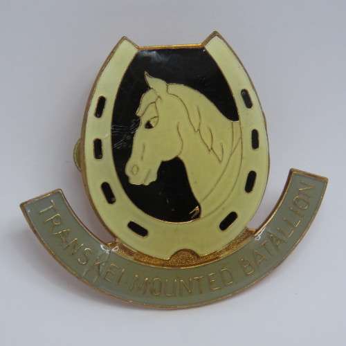 Transkei Mounted battalion beret badge