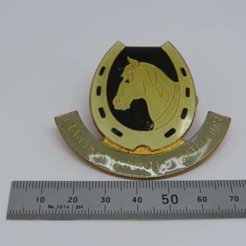Transkei Mounted battalion beret badge