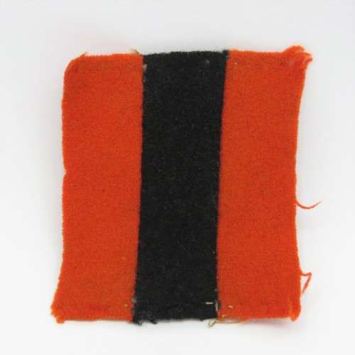 WW2 South African Military Police cloth pith helmet badge