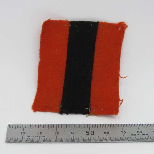 WW2 South African Military Police cloth pith helmet badge