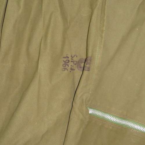 Early SADF Officer stretcher bed with sleeve for sleeping bag - Belonged to Colonel Gert van Zyl