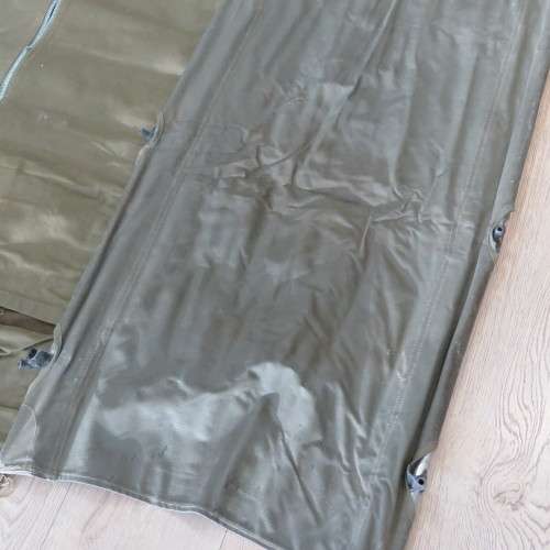 Early SADF Officer stretcher bed with sleeve for sleeping bag - Belonged to Colonel Gert van Zyl