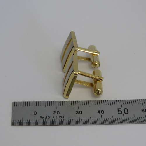 Pair of vintage goldplated cufflinks