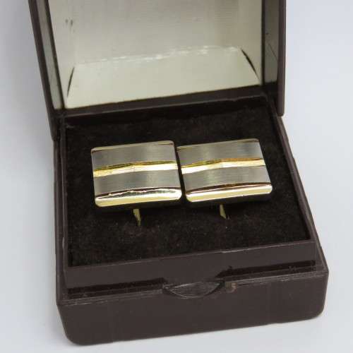 Pair of vintage goldplated cufflinks