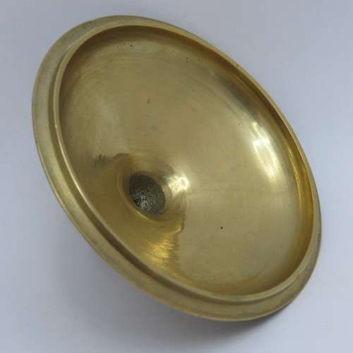 Vintage brass bowl with lid