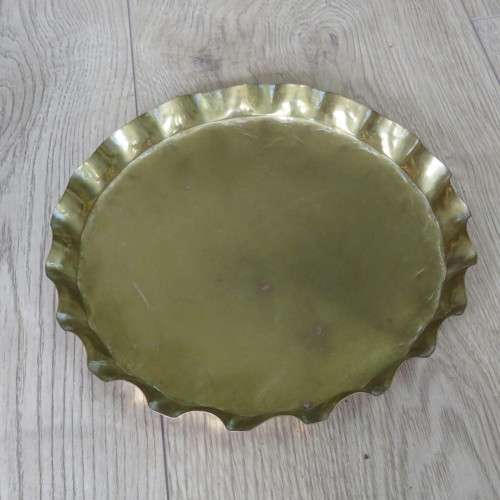 Old Yellow copper burner with coffee pot and trip  tray