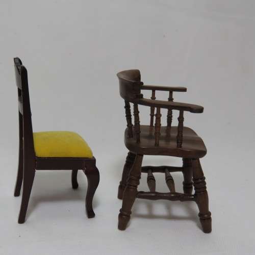 Doll`s House furniture lot of 4 different chairs