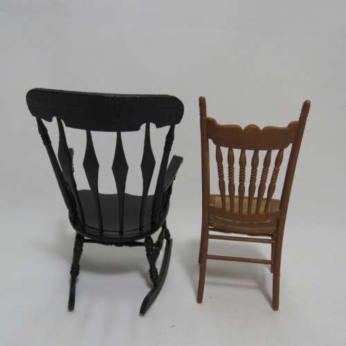 Doll`s House furniture lot of 4 different chairs