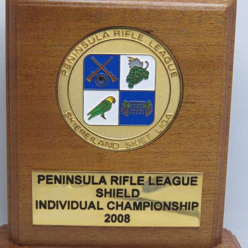 2008 Peninsula Rifle League Shield Individual championship trophy