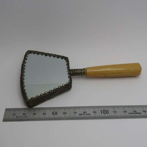 Vintage small hand mirror