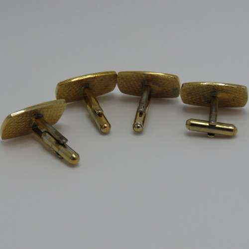 Two pairs of vintage Barclays bank cufflinks