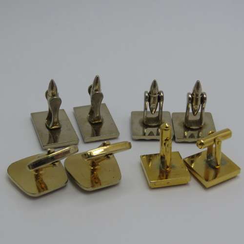 Lot of 4 pairs of vintage cufflinks