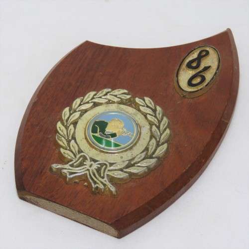 1986 SA Service shooting plaque