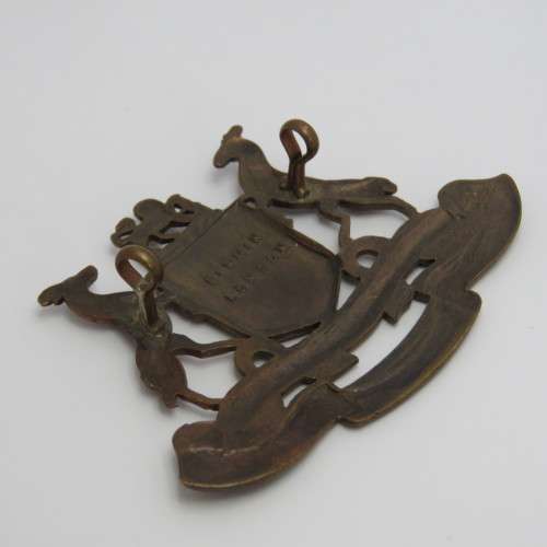 SA Railway Office brass badge