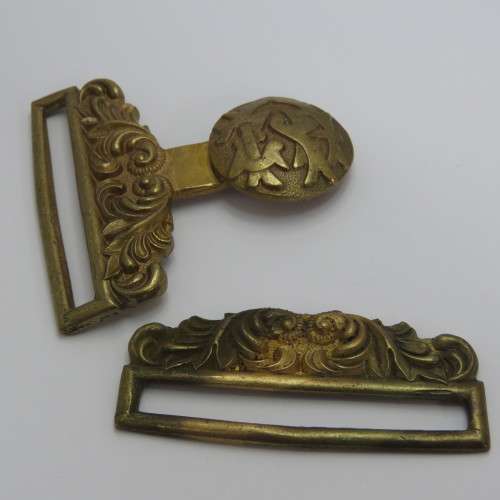 ZAR Police belt buckle pieces
