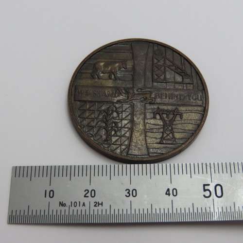 1965 Rhodesian Independence bronze medallion