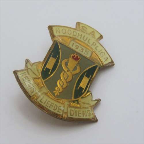 SA Nuudhulpliga 1935 badge