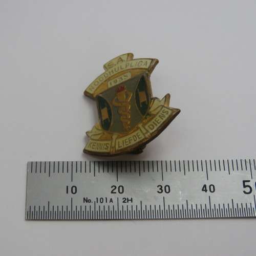 SA Nuudhulpliga 1935 badge