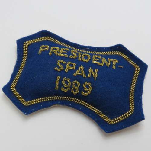 1989 SA Service Shooting President team badge