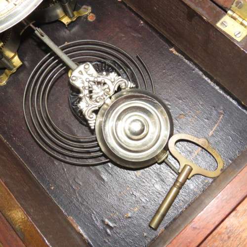 Antique Ansonia mantle clock - Face 17 x 17 cm - 51 cm High