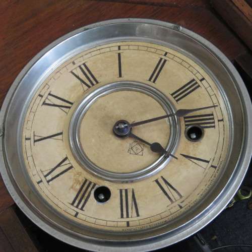 Antique Ansonia mantle clock - Face 17 x 17 cm - 51 cm High