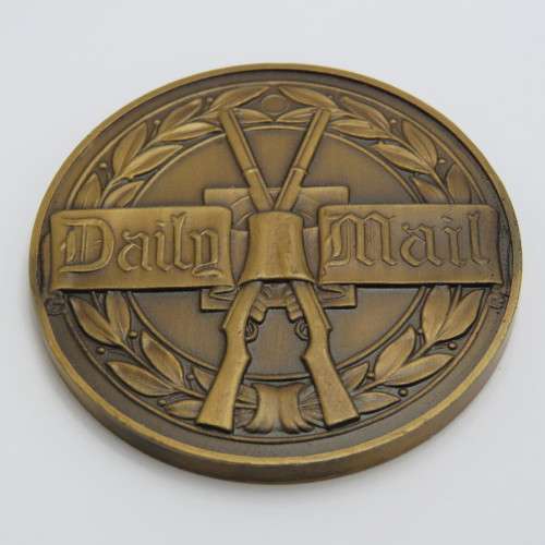 Daily Mail National Rifle Association Bisley medallion for Highest possible score