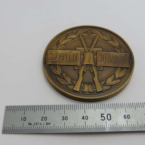 Daily Mail National Rifle Association Bisley medallion for Highest possible score