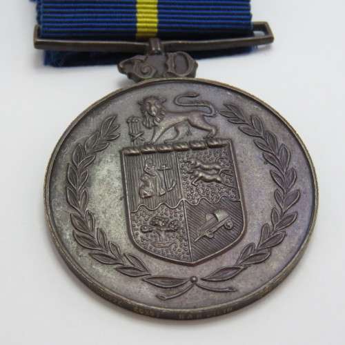 SA Police Faithful Service medal issued to K155022K Konst H.A.R Steyn