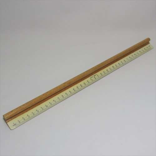 Vintage 1/4000 feet drawing ruler