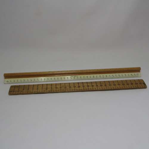 Vintage 1/4000 feet drawing ruler