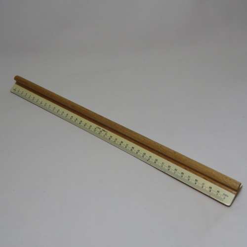 Vintage 1/4000 feet drawing ruler