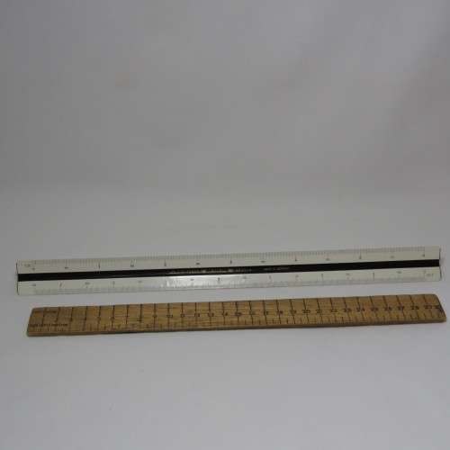 Faber-Castell triangular ruler in box