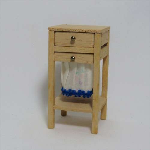 Doll`s House furniture vintage Needle work cabinet