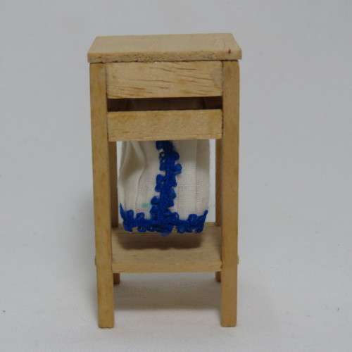 Doll`s House furniture vintage Needle work cabinet