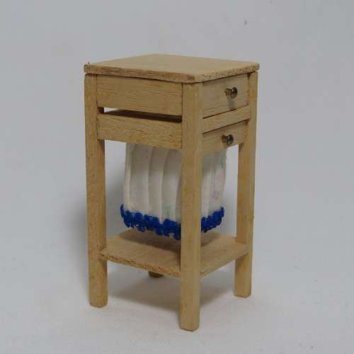 Doll`s House furniture vintage Needle work cabinet
