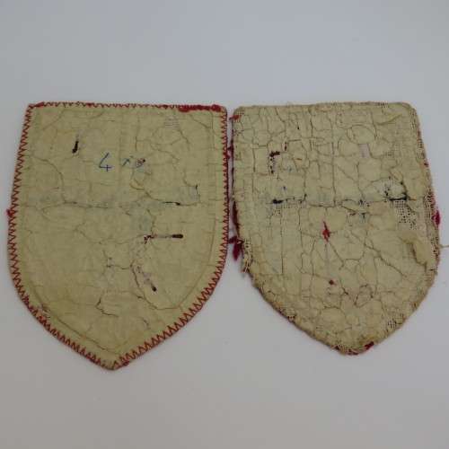 Pair of vintage Fish Hoek High School badges