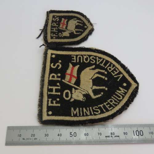 Lot of 2 Vintage Fish Hoek Primary school badges