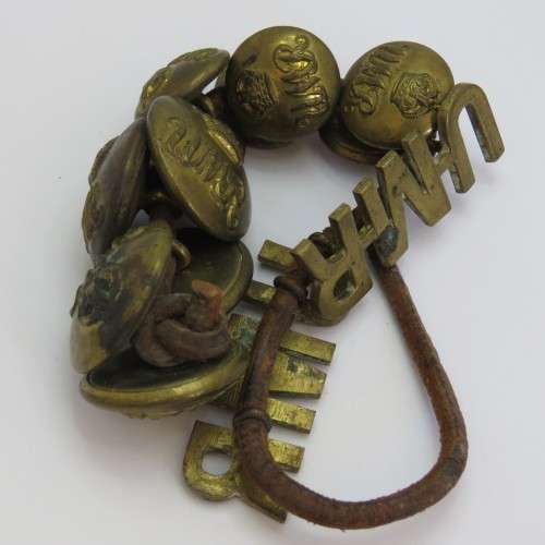 Umvoti Mounted Rifles Shoulder titles with buttons