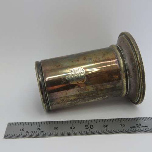Antique Royal Mail Line silverplated small vase by Elkington plate