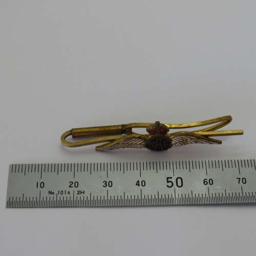 Royal Air Force enamelled sweetheart tie clip