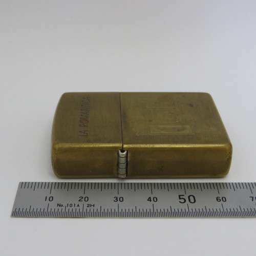 Chesterfield brass Zippo - Marked La Romantica