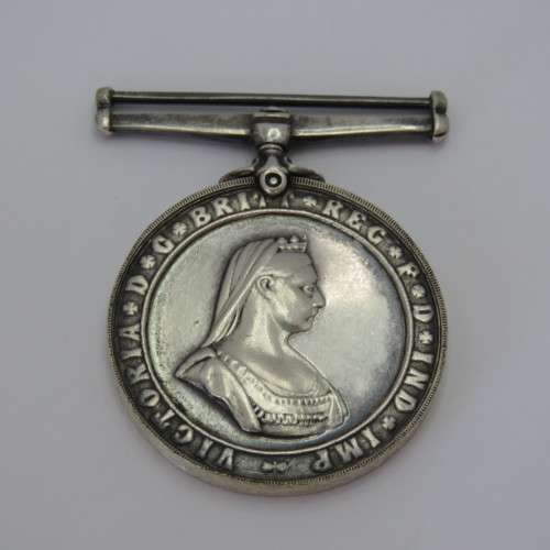 Victorian Service Medal of the Order of St John - Name removed