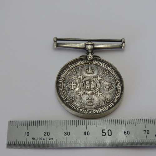 Victorian Service Medal of the Order of St John - Name removed