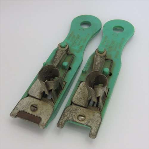 Pair of vintage Krisk bean slicers - Blades damaged