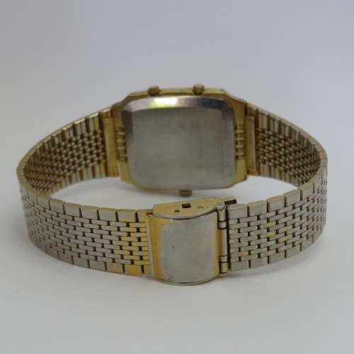 Vintage Seiko Quartz alarm chronograph mens watch