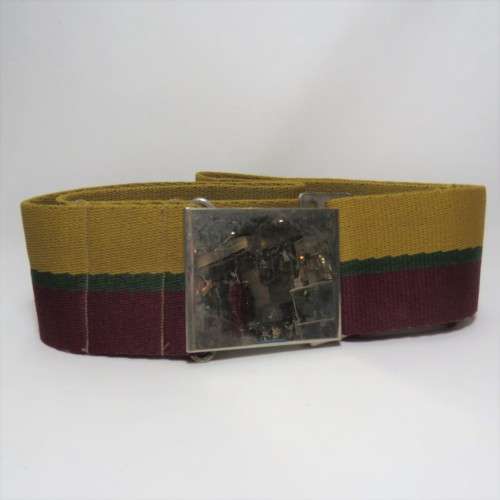 SADF Cape Town Rifles stable belt with buckle - No badge on buckle - Length 115 cm with buckle