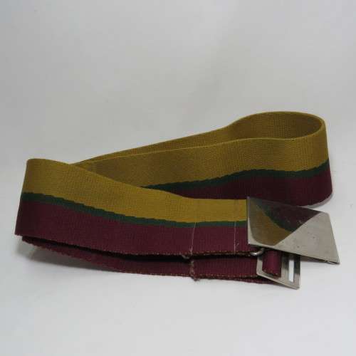SADF Cape Town Rifles stable belt with buckle - No badge on buckle - Length 115 cm with buckle
