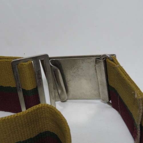 SADF Cape Town Rifles stable belt with buckle - No badge on buckle - Length 115 cm with buckle