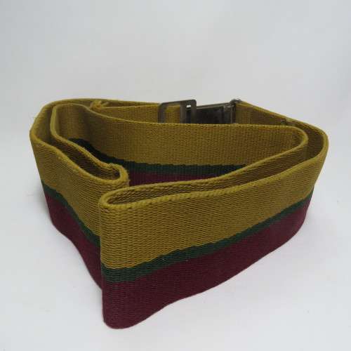 SADF Cape Town Rifles stable belt with buckle - No badge on buckle - Length 115 cm with buckle