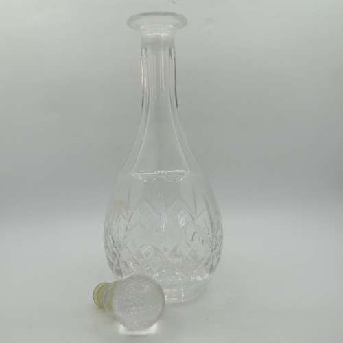 First National Bank glass decanter